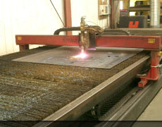 custom plasma cutter at amm mfg